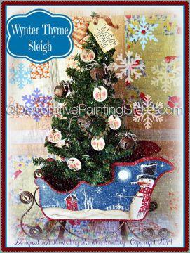Winter Thyme Sleigh ePattern - Martha Smalley - PDF DOWNLOAD